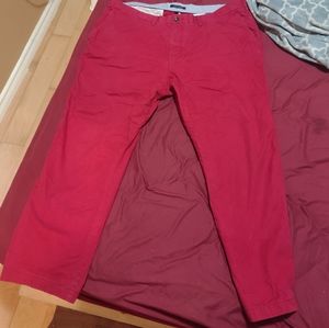 Tommy Hilfiger red pants